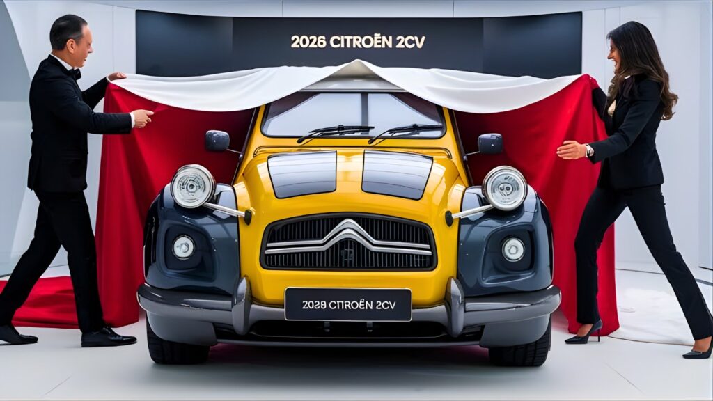 The 2026 Citroën 2CV Makes a Shock Comeback With Retro Charm and Futuristic Tech
